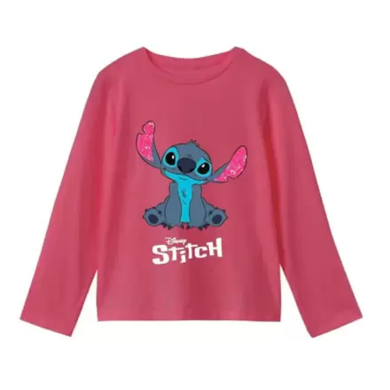 Disney Stitch rózsaszín hosszú ujjú gyerek póló termékfotója