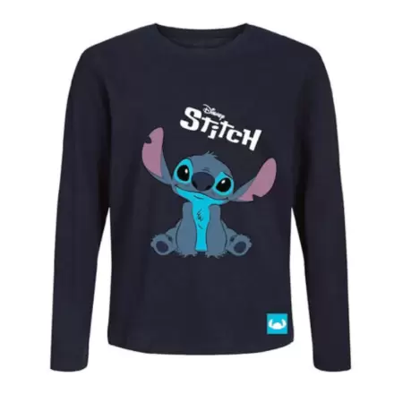 Disney Stitch sötétkék hosszú ujjú gyerek póló termékfotója