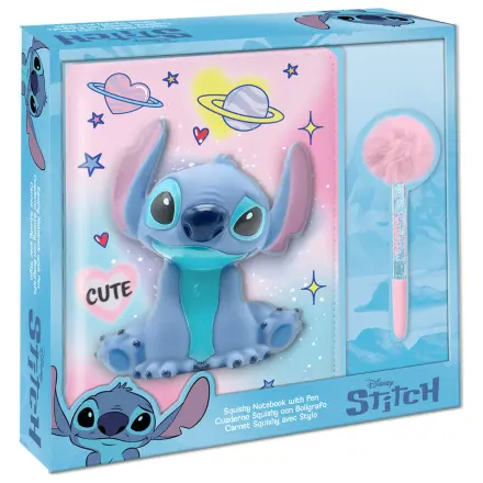 Disney Stitch Squshy jegyzetfüzet és pompom toll termékfotó