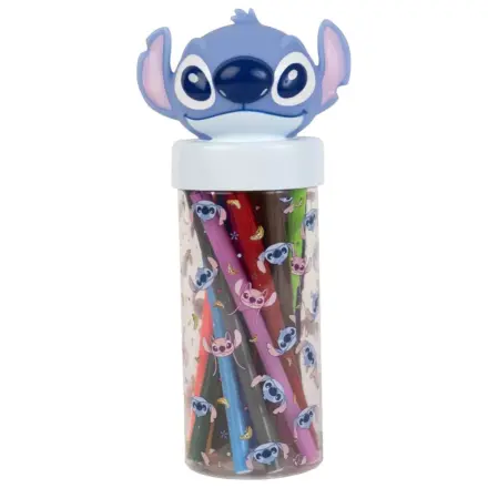 Stitch Happy 18 db-os filctoll szett 3D tartóban termékfotó