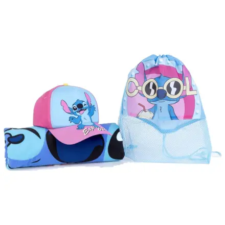 Disney Stitch törölköző, táska és sapka csomag termékfotó
