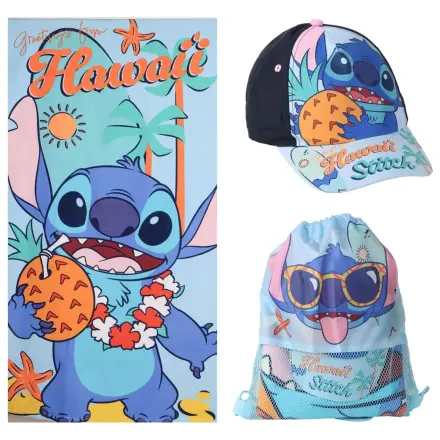 Disney Stitch törölköző + táska + sapka csomag termékfotó