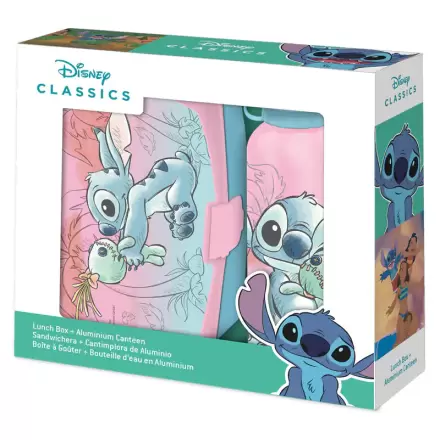 Disney Stitch uzsonna doboz és alumínium kulacs szett 500ml termékfotója