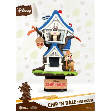 Disney Summer Series D-Stage Chip 'n Dale Tree House PVC Diorama 16 cm termékfotó