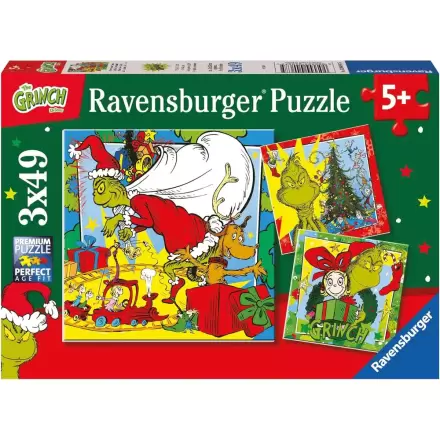 Disney The Grinch puzzle 3x49db-os termékfotó