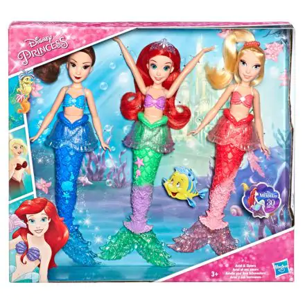 Disney The Little Mermaid Ariel and Sisters 3db-os játék csomag 32cm termékfotó