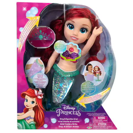 Disney The Little Mermaid Ariel zenélő baba 38cm termékfotó