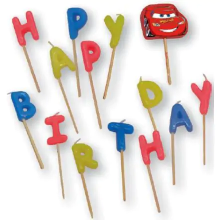 Disney Verdák Happy Birthday gyertya termékfotó