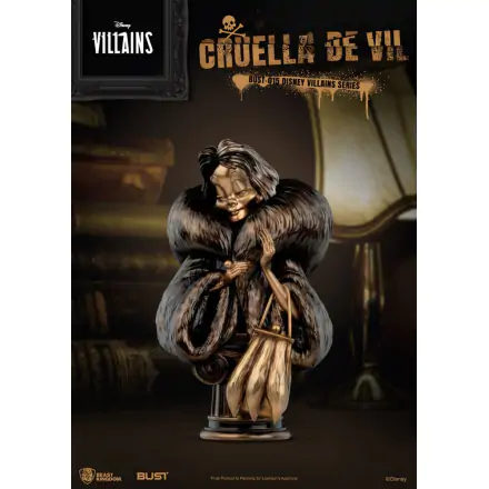 Disney Villains Series Cruella De Vil PVC mellszobor figura 16 cm termékfotója