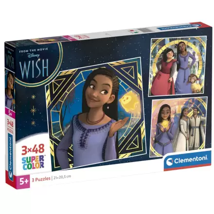 Disney Wish puzzle 3x48db-os termékfotó