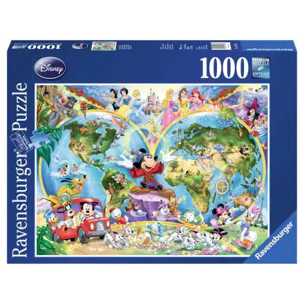 Disney World Map puzzle 1000db-os termékfotó