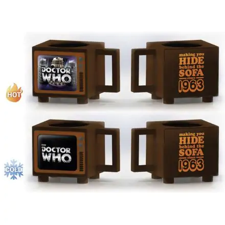 Doctor Who hőre változó Hide Behind the Sofa bögre termékfotó