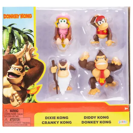 Donkey Kong 4 db-os figura csomag 6cm termékfotó