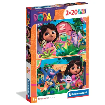 Dóra, a felfedező Garden 2x20 db-os puzzle  termékfotó
