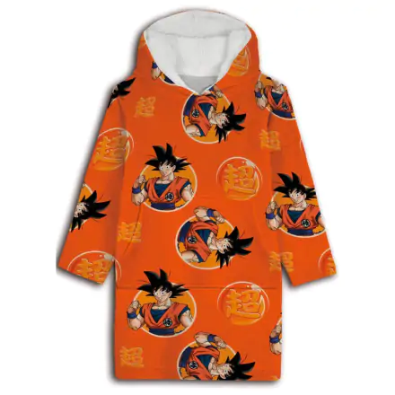 Dragon Ball gyerek nagyméretű belebújós plüss pléd, takaró, poncsó, pulóver termékfotója