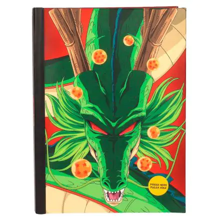 Dragon Ball Shenron A5 világítós jegyzetfüzet termékfotója