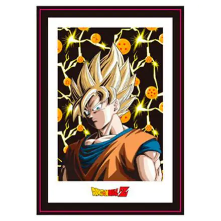 Dragon Ball Z Goku Super Saiyan Boo keretezett üvegezett poszter termékfotó
