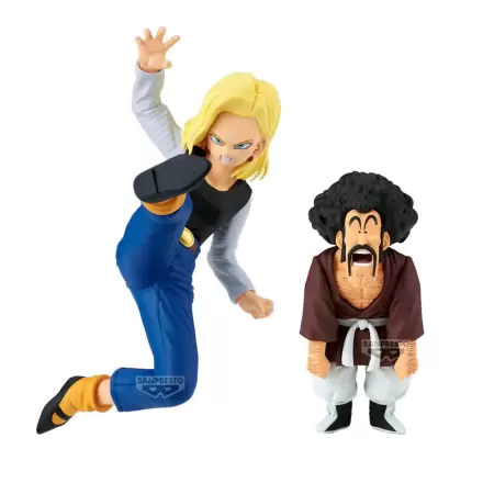 Dragon Ball Z Match Makers Android 18 & Mr. Satan 2db-os figura csomag 11-8cm termékfotó