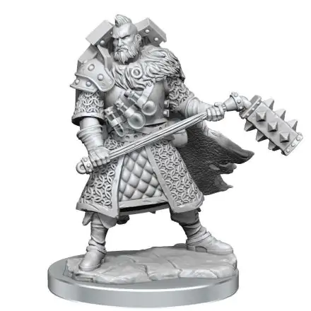 Dungeons & Dragons Frameworks Miniature modell készlet Human Fighter Male termékfotó