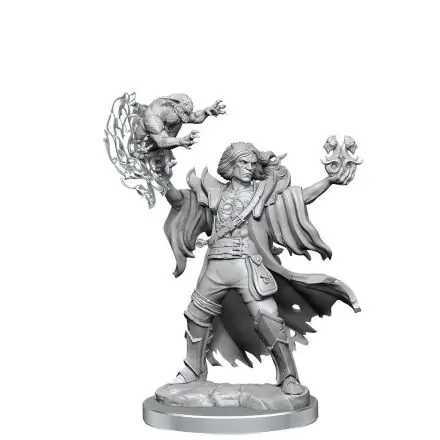 Dungeons & Dragons Frameworks Miniature modell készlet Human Warlock Male termékfotó