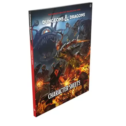 Dungeons & Dragons RPG Character Sheets 2024 angol nyelvű termékfotója