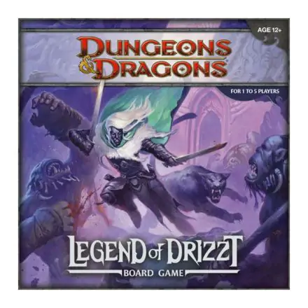 Dungeons & Dragons The Legend of Drizzt Angol nyelvű társasjáték termékfotója