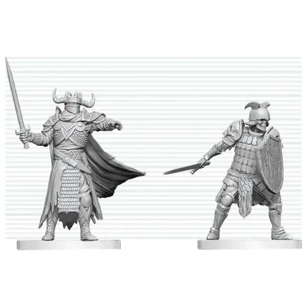 Dungeons & Dragons Nolzur's Marvelous Miniatures Unpainted Miniature Death Knight & Death Knight Aspirant 14 cm termékfotó