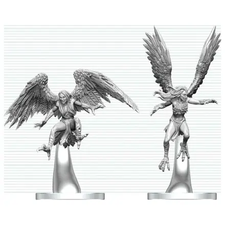 Dungeons & Dragons Nolzur's Marvelous Miniatures Unpainted Miniature Harpies 17 cm termékfotó
