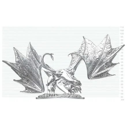 Dungeons & Dragons Nolzur's Marvelous Miniatures Unpainted Miniature Young Sapphire Dragon 20 cm termékfotó