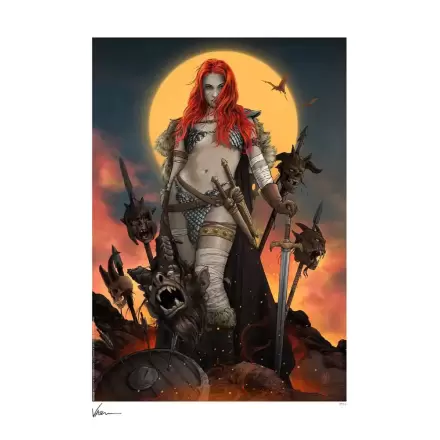 Dynamite Entertainment Art Print Red Sonja: A Savage Sword 46 x 61 cm - keretezetlen vászonkép termékfotó