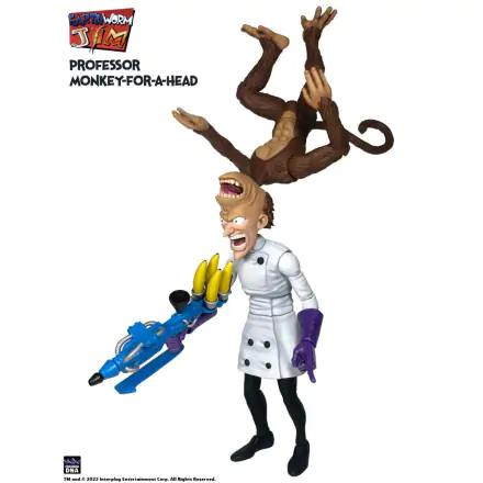 Earthworm Jim Wave 1: Professor Monkey-For-A-Head akciófigura 28 cm termékfotója