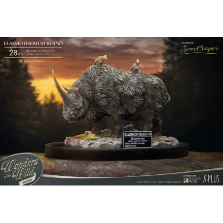 Elasmotherium Rhino (Black) szobor figura 28 cm termékfotó