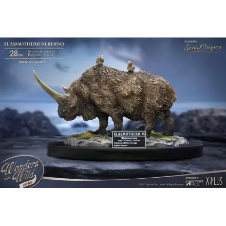 Elasmotherium Rhino (Brown) szobor figura 28 cm termékfotó