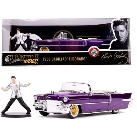 Elvis Presley Cadillac The Golden car + figura szett termékfotó