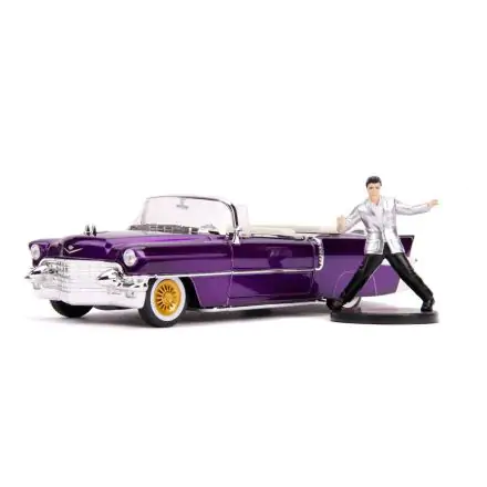 Elvis Presley Hollywood Rides Diecast Model 1/24 1956 Cadillac Eldorado with figura termékfotó