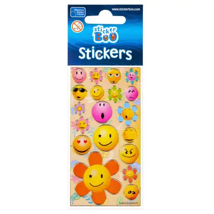 Emoji matrica arany díszítéssel termékfotó