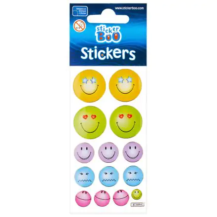 Emoji matrica arany díszítéssel termékfotó