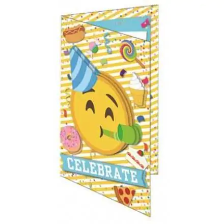 Emoji Üdvözlőkártya+boríték 3D termékfotó