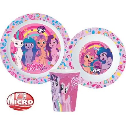 Én kicsi pónim étkészlet, micro műanyag szett termékfotó