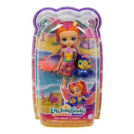 Enchantimals Sunshine strand Trippi Toucan játék baba termékfotója