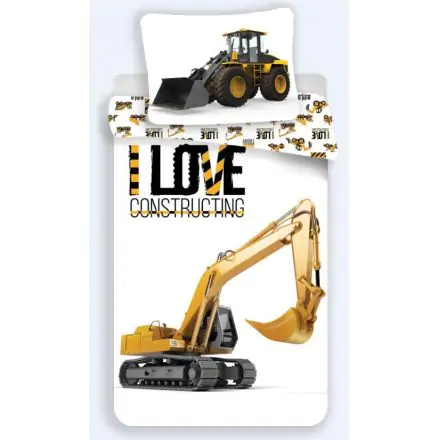 Építkezés ágyneműhuzat 140×200cm, 70×90 cm termékfotó