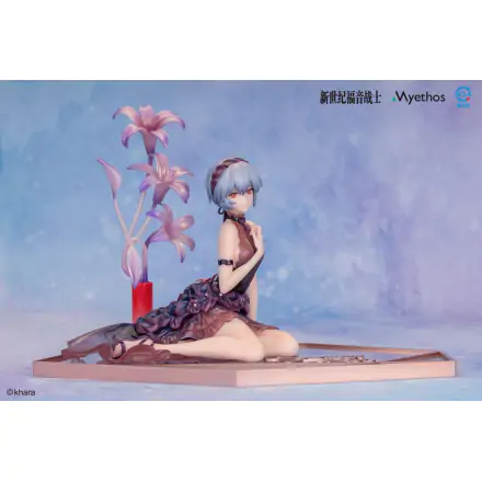 Evangelion 1/7 Rei Ayanami: Whisper of Flower Ver. PVC szobor figura 15 cm termékfotója