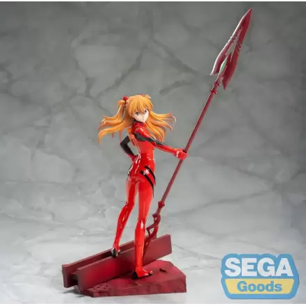 Evangelion: 3.0+1.0 Thrice Upon a Time Luminasta Asuka Shikinami Langley x Spear of Longinus PVC szobor figura 20 cm termékfotó