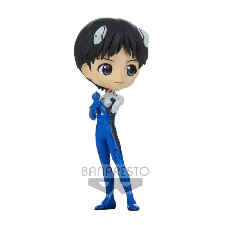 Evangelion New Theatrical Edition Plugsuit Style Shinji Ikari Q posket ver.A figura 14cm termékfotó