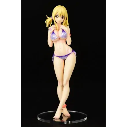 Fairy Tail 1/6 Lucy Heartfilia Swimsuit Pure in Heart Twin Tail Ver. PVC szobor figura 27 cm termékfotó
