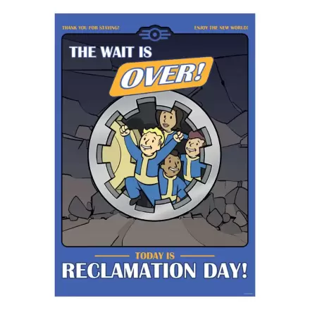 Fallout Art Print Reclamation Day Limitált kiadás 42 x 30 cm termékfotó
