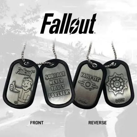 Fallout Dog Tags with ball chain Logo termékfotó