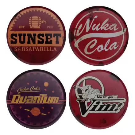 Fallout Metal Drinks 4 db-os poháralátét csomag termékfotó