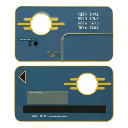 Fallout Vault Security Keycard replika Limitált kiadás termékfotója