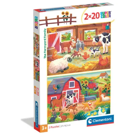 Farm puzzle 2x20db-os termékfotó
